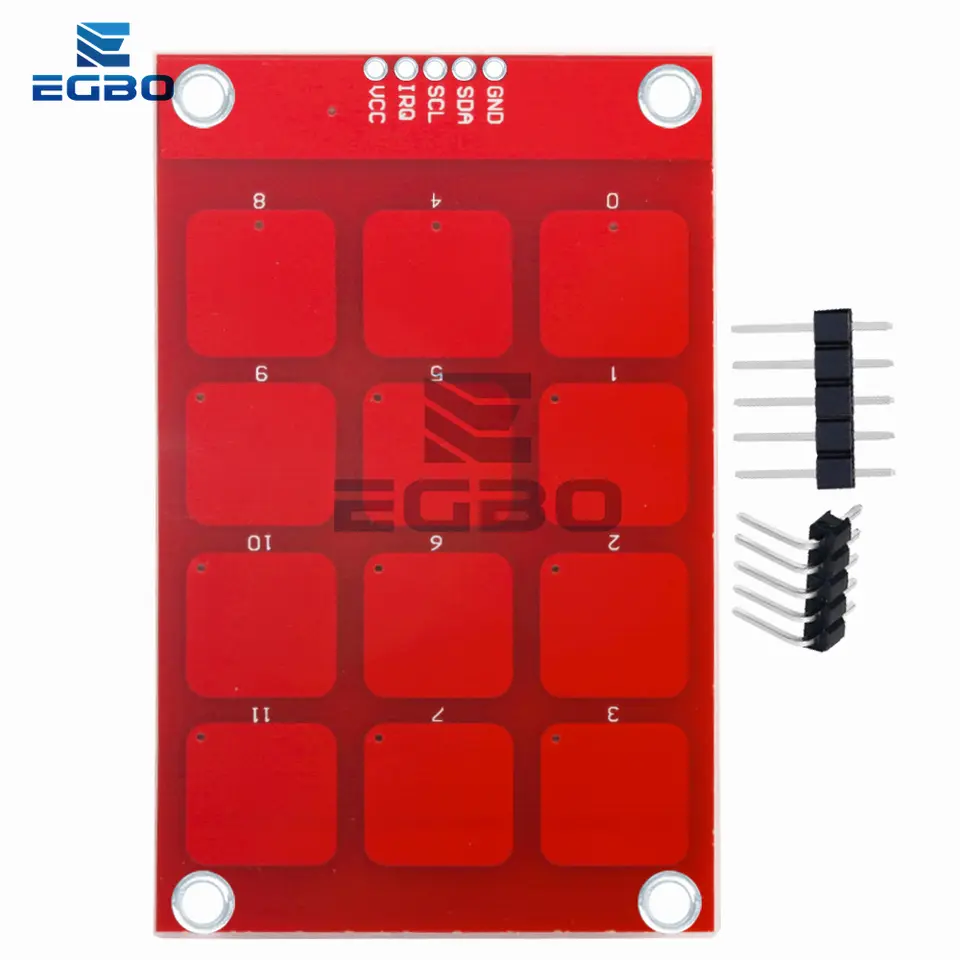1~3PCS MPR121 Capacitive Touch Keypad Sensor Module with I2C Interface and 12 Buttons for Arduino image 4