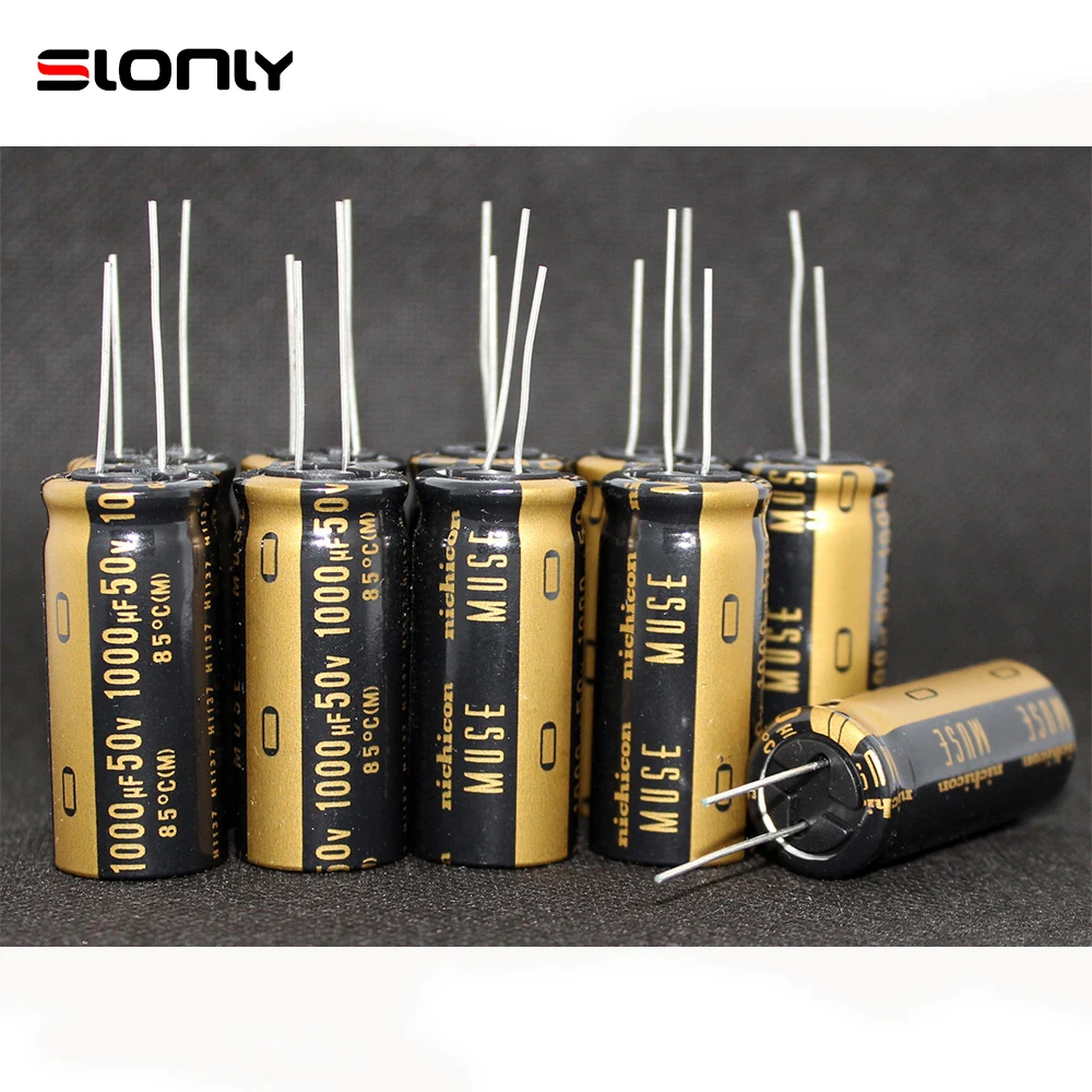 2pcs-10pcs Nichicon KZ 50V 1000uF 50V 18x40mm 85° Capacitors Pitch 7.5mm Audio HIFI Filtering Electrolytic Capacitors