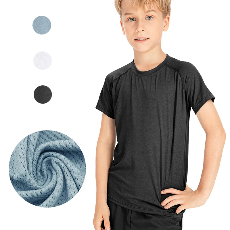 Children Sport T-shirt Short Sleelve Shirt 120-150cm