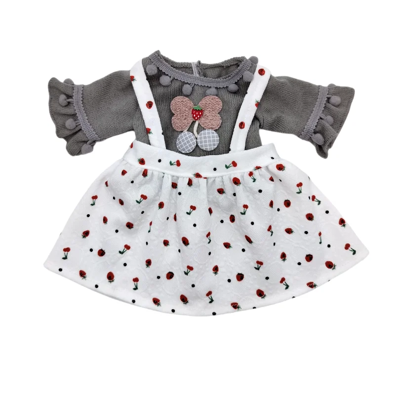 For 40 Cm Nenuco Doll Clothes 17 Inch Baby Doll Flower Shirt Pants Toys Clothing