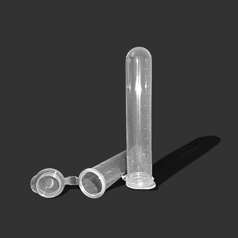 100pcs/bag 10ml Micro Plastic Test Tube Centrifuge Vial Snap Cap Container for Laboratory Test Tube Centrifuge Tubes Snap Cap Cl