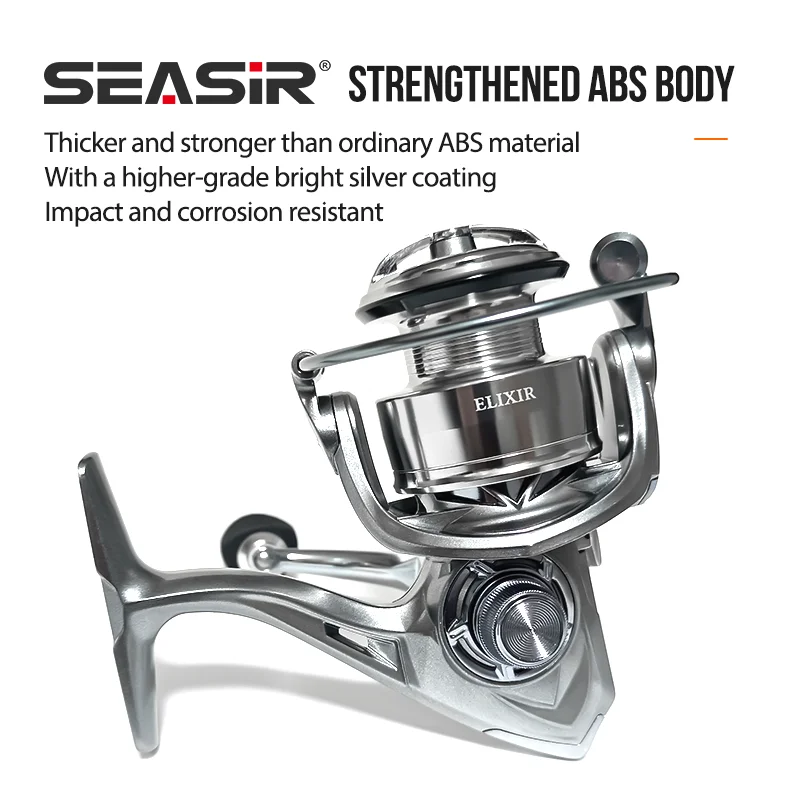 Spinning Fishing Reel Double Rocker 9+1BB Max Drag 12KG Aluminum Airdrive Spool Saltwater