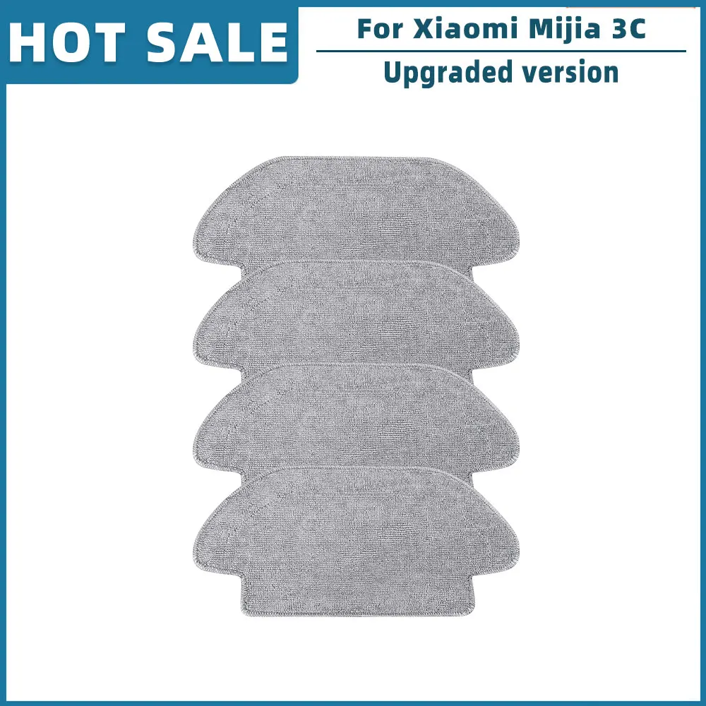Kit Accessori Ricambio Per Xiaomi Mi Robot Vacuum Mop 2S / 3C – Spazzole Laterali, Filtri Hepa, Panni In Microfibra