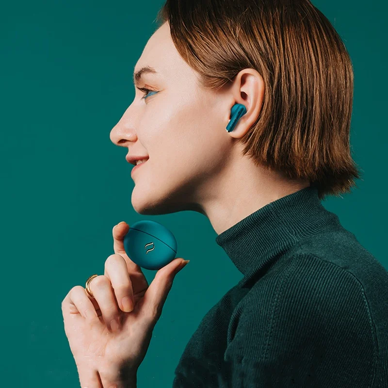 

Новинка 2024, Беспроводная Bluetooth-гарнитура V5.3, шумоподавляющие наушники, водонепроницаемые сенсорные вкладыши для ушей, подарки для друзей на день рождения