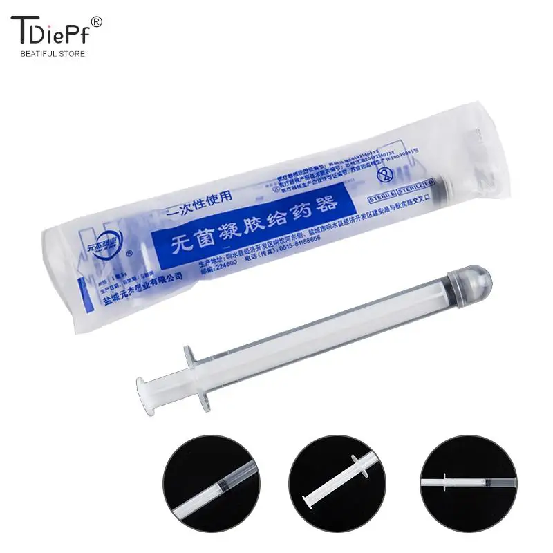 Vaginal Applicator Lubricant Injector Syringe Disposable Anal Nasal Cavity Applicator Launcher Butt Plug 1/2/5Pcs/Set enema bulb syringe enema syringe