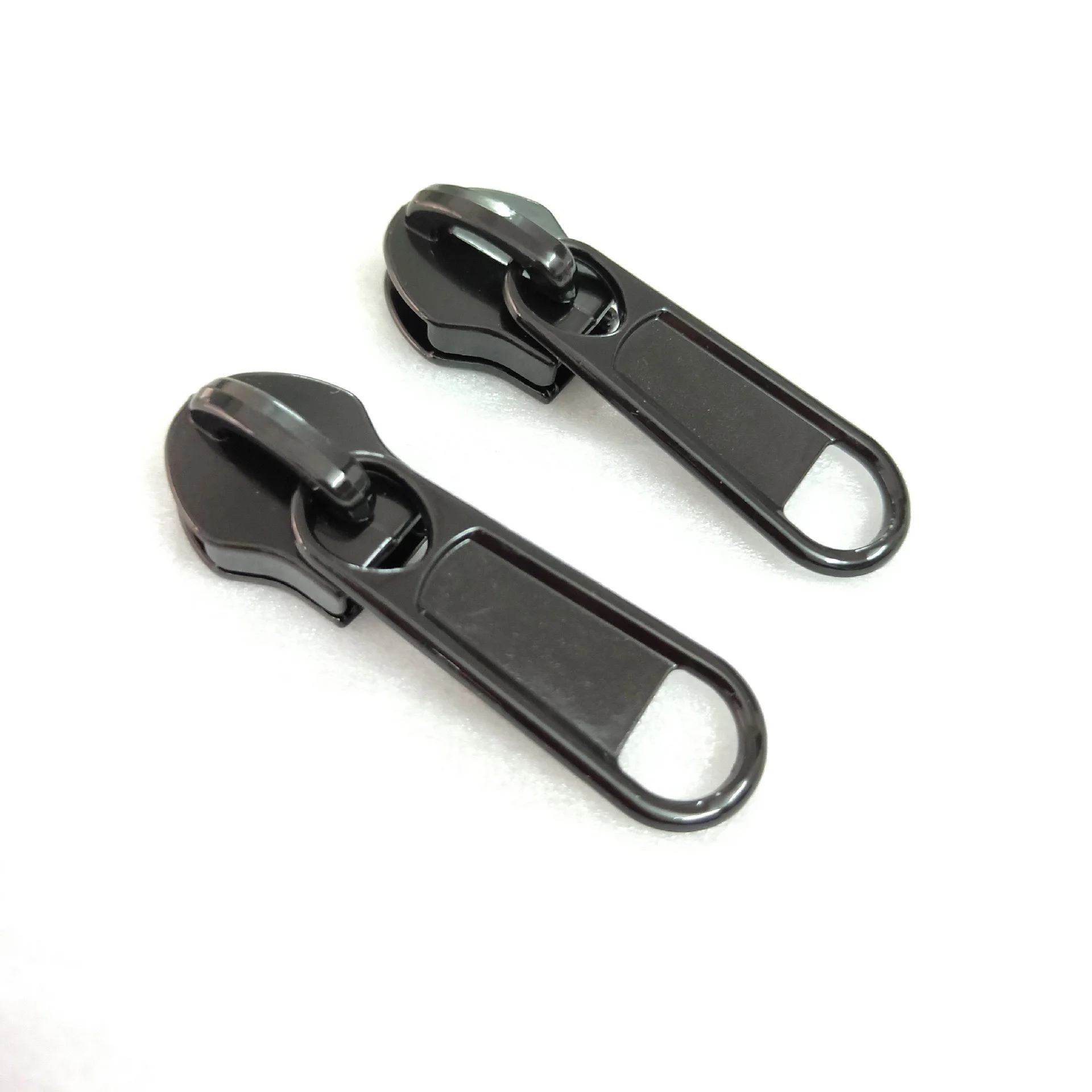 New 100pcs Lengthen 3# 5# 8# 10# Nylon Zipper Sliders Fix Silver Black Zipper Heads Sewing Clothes Replacement Zip DIY Accessory