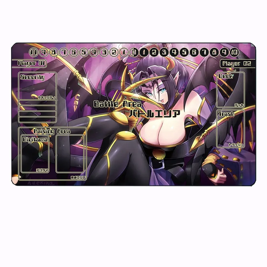 

Игровой коврик с рисунком аниме DTCG Angewomon, игровой коврик для торговых карт, коврик для мыши DTCG, коврик для мыши, Настольный коврик для мыши с карточными зонами 60x35 см