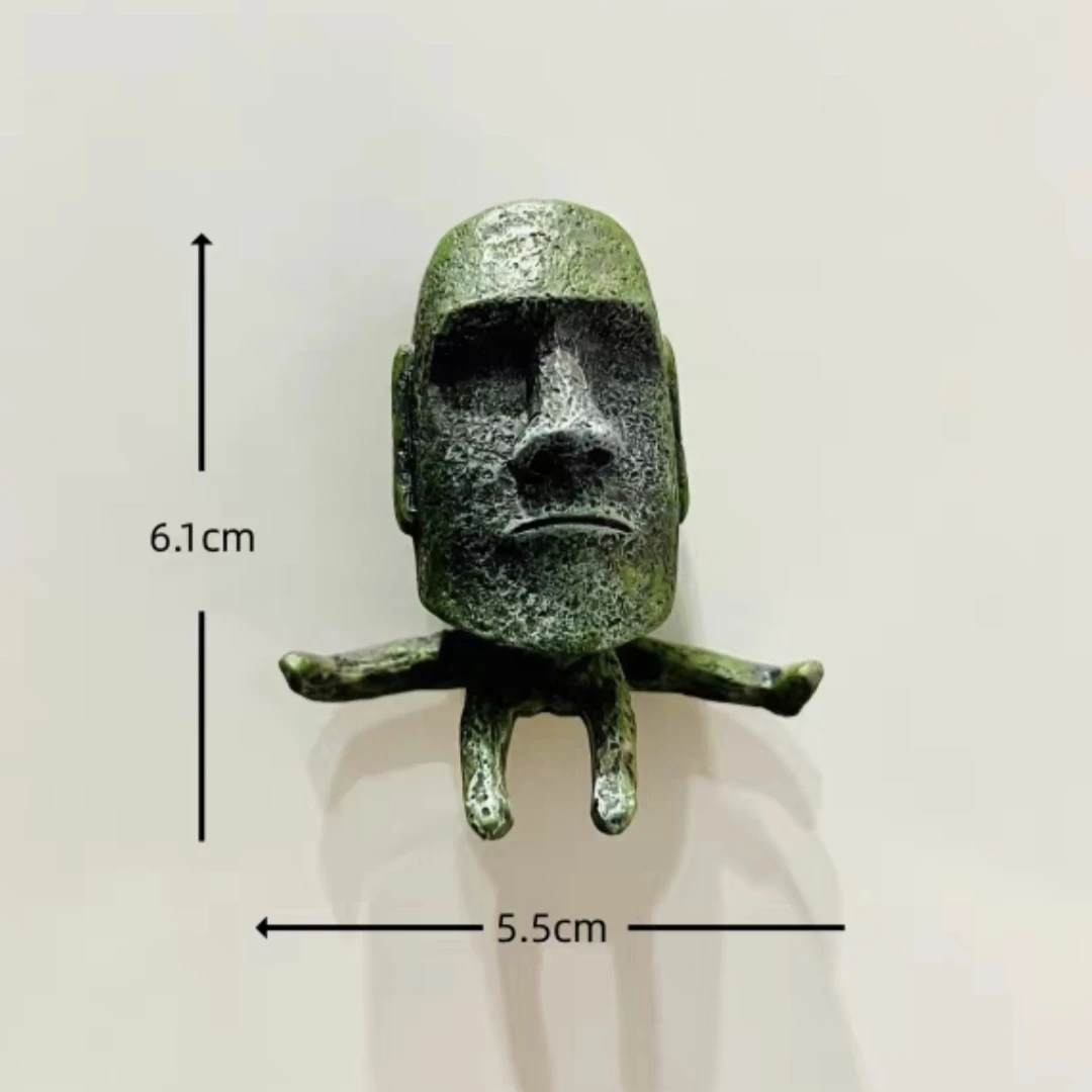 3D Moai Statue Pasqua Isola Frigorifero Magnete, Famosi Souvenir Turistici, Resina Frigorifero Magnetico Casa e Cucina Decorazione, Cina Promozione Regalo