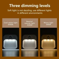 Motion Sensor LED Night Light White Mini Magnetic Removable Tri-colour Adjustable Bedroom Staircase Wardrobe Cabinet Lighting 2