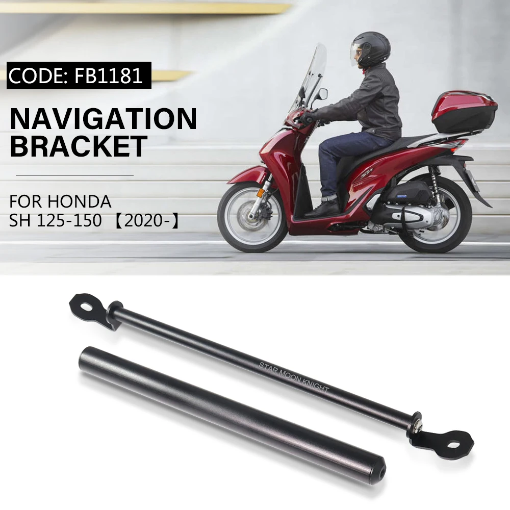 Motorcycle Navigation Bracket For Honda Sh 125 150 Sh125 150 21 22 Gps Mobile Phone Holder Plate Stand Adapt Support Aliexpress