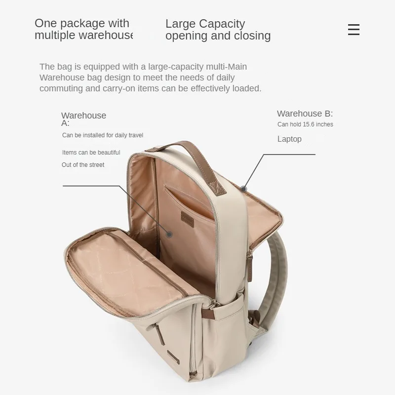 حقيبة ظهر نسائية من GOLF موضة جديدة للسفر وبسيطة ل...