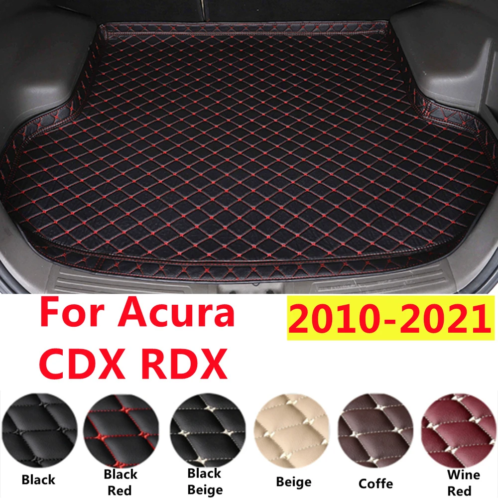 

SJ XPE кожаный Высокий Боковой автомобильный коврик для багажника Acura RDX CDX 2010-2021 всепогодный авто задний грузовой коврик водонепроницаемый