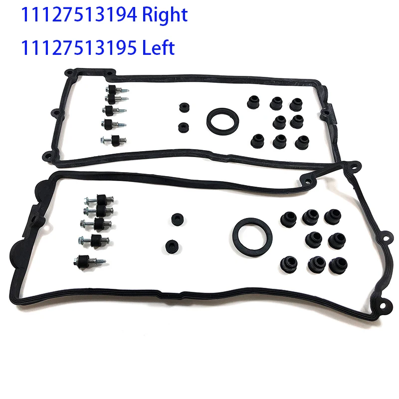 Valve Cover Gasket For BMW E60 E61 E65 E66 E53 E70 N62 11127513194 11127513195