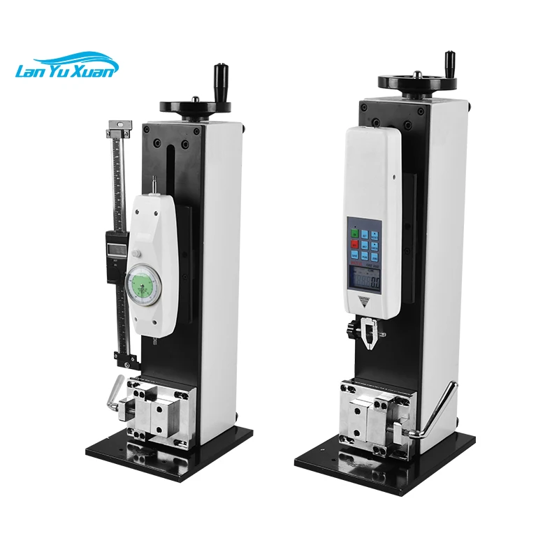 

ESL Manual Screw Vertical And Horizontal Testing Rack 500N Push-pull Meter Force Measuring With Digital Display Ruler