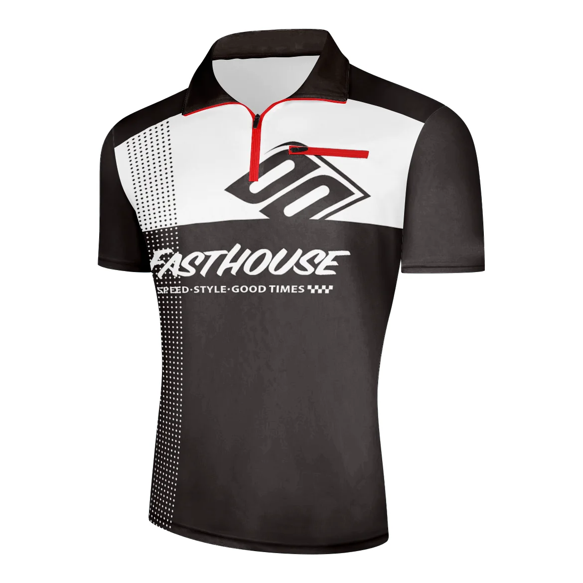FASTHOUSE Motorcycle POLO Shirt BMX Bike Riding Moto Racing Team
