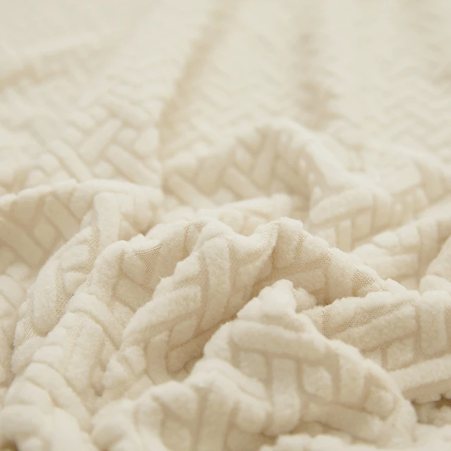 LEVIVEl Copridivano Elastico Jacquard Poltrona Geometrica Copridivano per Divano Lavorato a Maglia Protezione per Sedia per Soggiorno a Forma di L 4