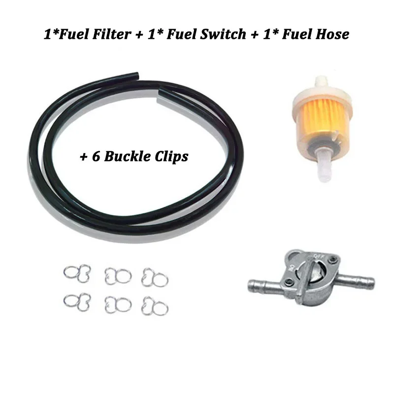 Rubinetto Benzina Universale 8mm Per Scooter E Moto - Nero In Lega Alluminio - Foto 4