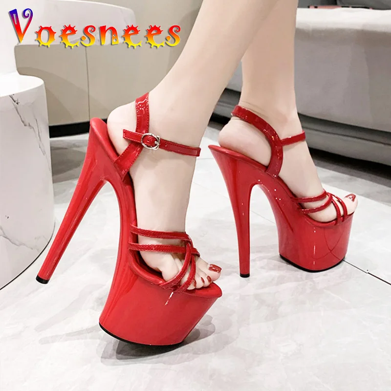 Women's High Heeled Sandals Fashion Open Toe Backless - Temu