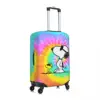 Custom Cute Cartoon Snoopy Luggage Cover Protector Fashion Travel Suitcase Covers for 18-32 Inch 2