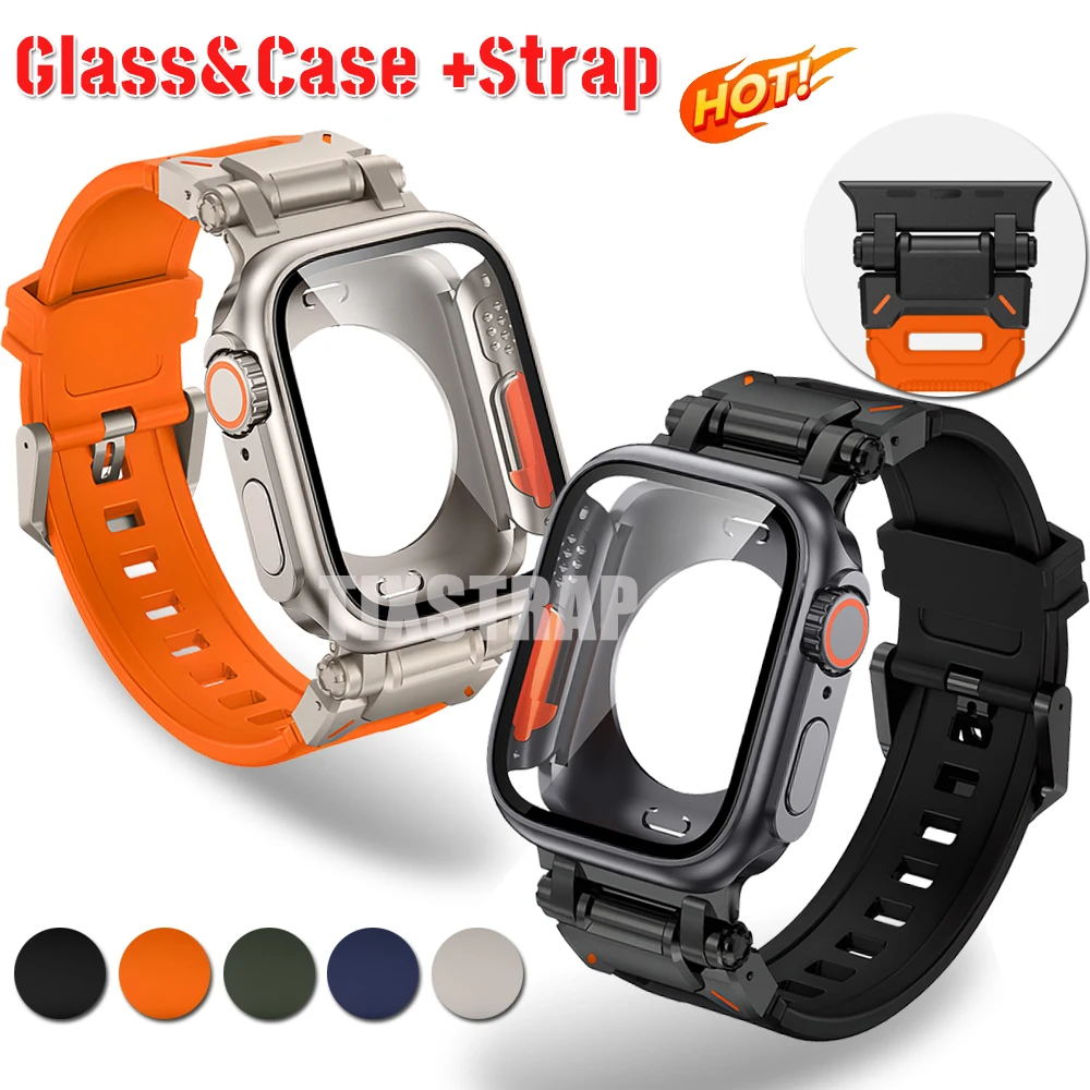 HUAWEI WATCH ULTIMATE custodia in acciaio inox 48,5 mm con cinturino in