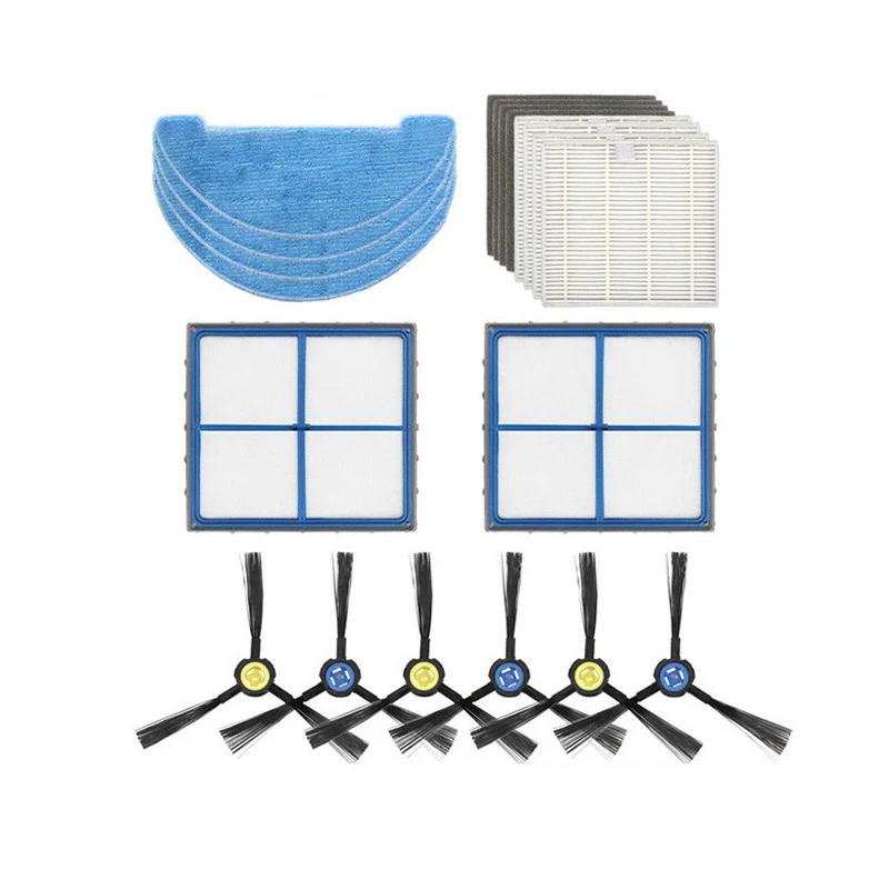 Robot Side Brush Mop Cloth HEPA Pre Filter for AMIBOT Animal XL H2O