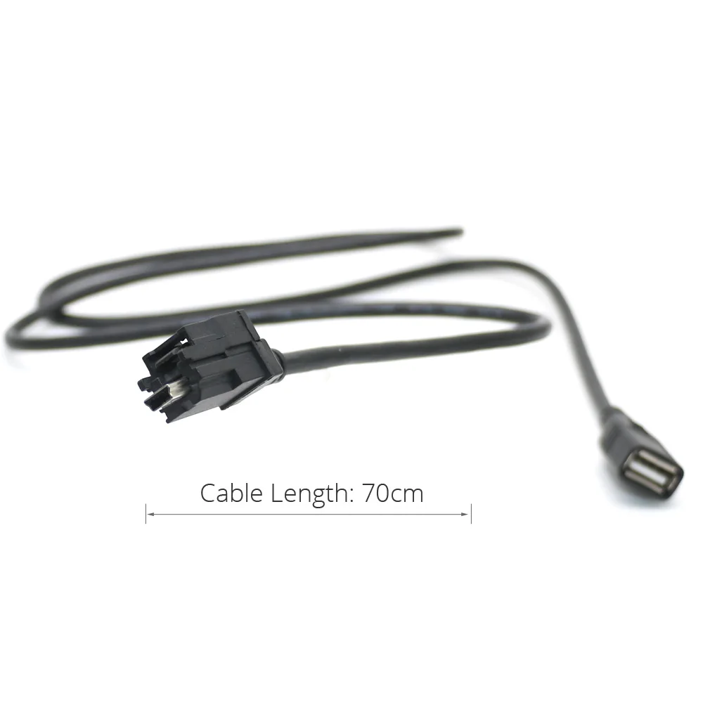 자동차 여성 USB 플러그 케이블 어댑터 커넥터 for Nissan for Ford for Jeep 오디오 네비게이션 멀티미디어 라디오 미니 인터페이스