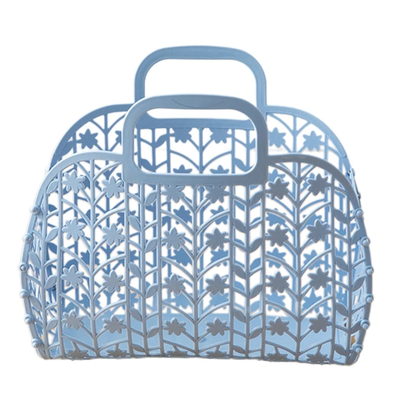 Vintage Hollow Bags for Women Summer Disassemble Tote Bag Plastic