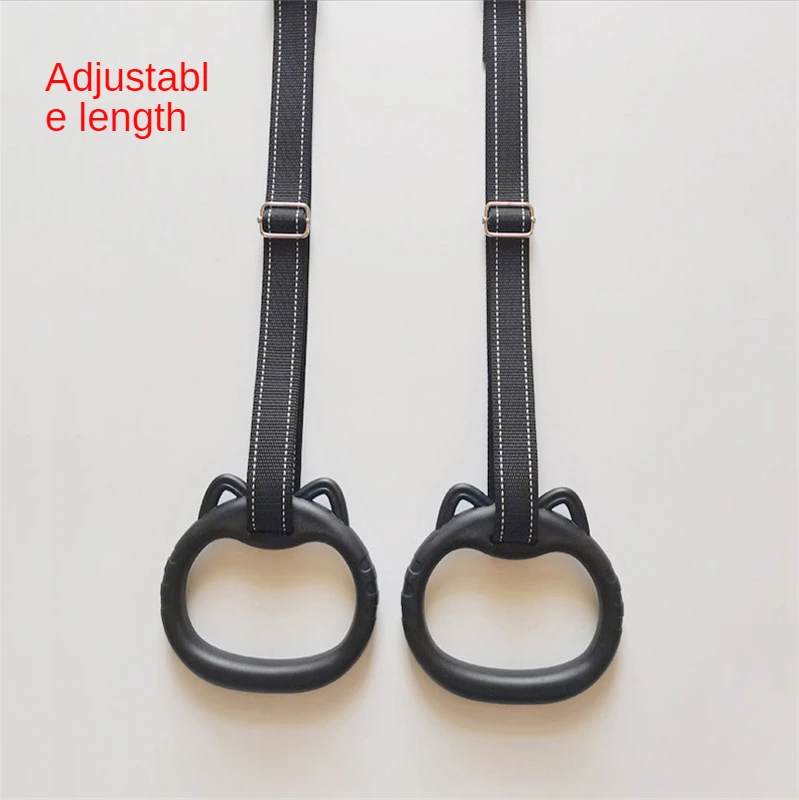 Gymnastics Rings For Kid Adult ABS Gym Ring Adjustable Straps Buckles Pull-up Workout Fitness Artistic Gymnastics Equipment Home gymnastic rings