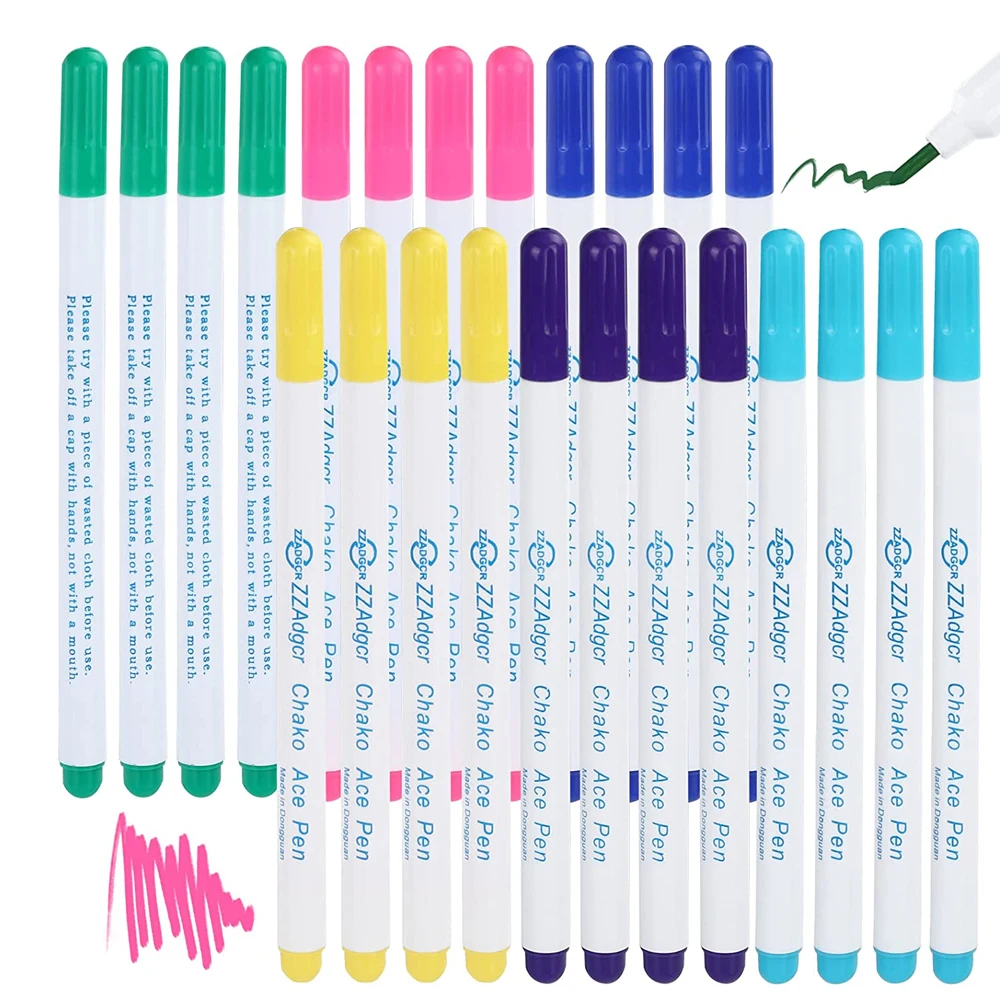 

7/1PCS Disappearing Erasable Ink Fabric Marker Pen Garment Tracing Tools Sewing Markers for Dressmaking Quilting Marking
