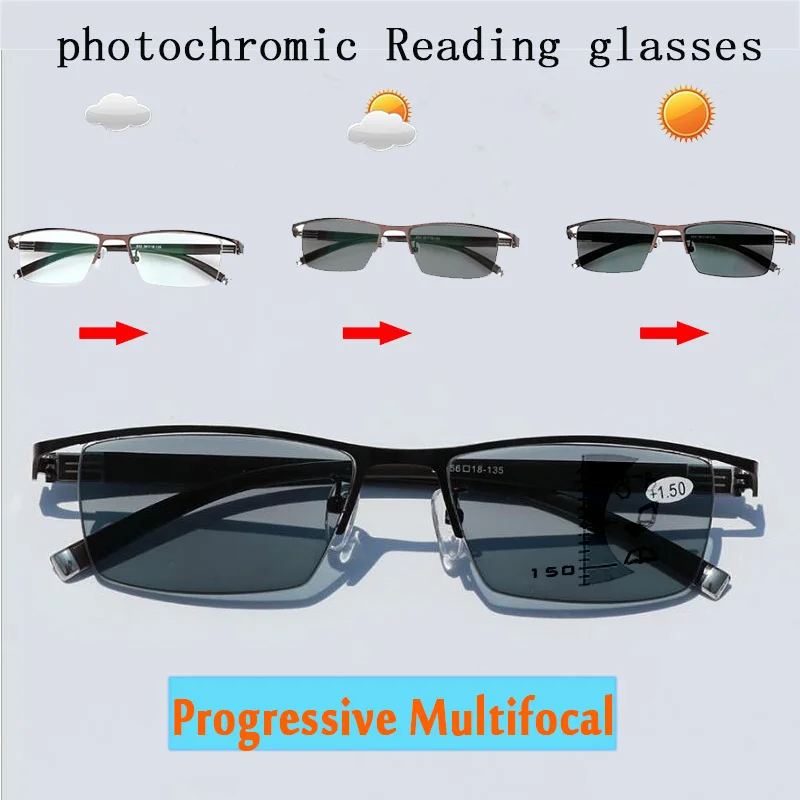 ISENGHUOAdjustableVisionBifocalTransitionPhotochromicProgressive
