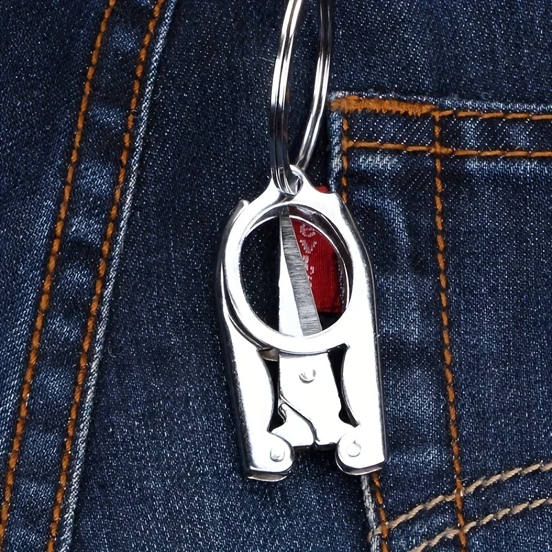 Stainless Steel Foldable 1/3pcs For Travel Emergencies Tailor Scissors Scissors Mini Portable Pocket Scissors