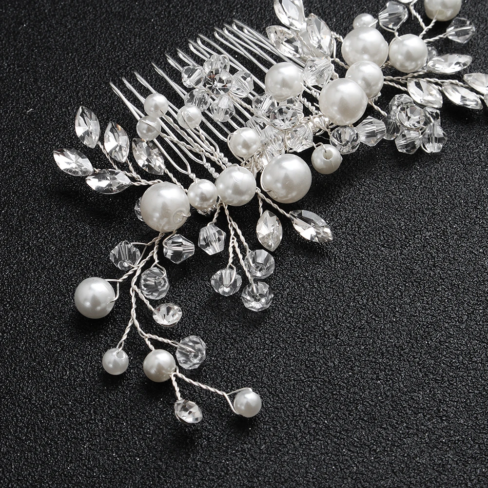 Pearl Hair Comb Headpiece for Bridal Wedding GirlFriend hair accessories bridal hair accessories