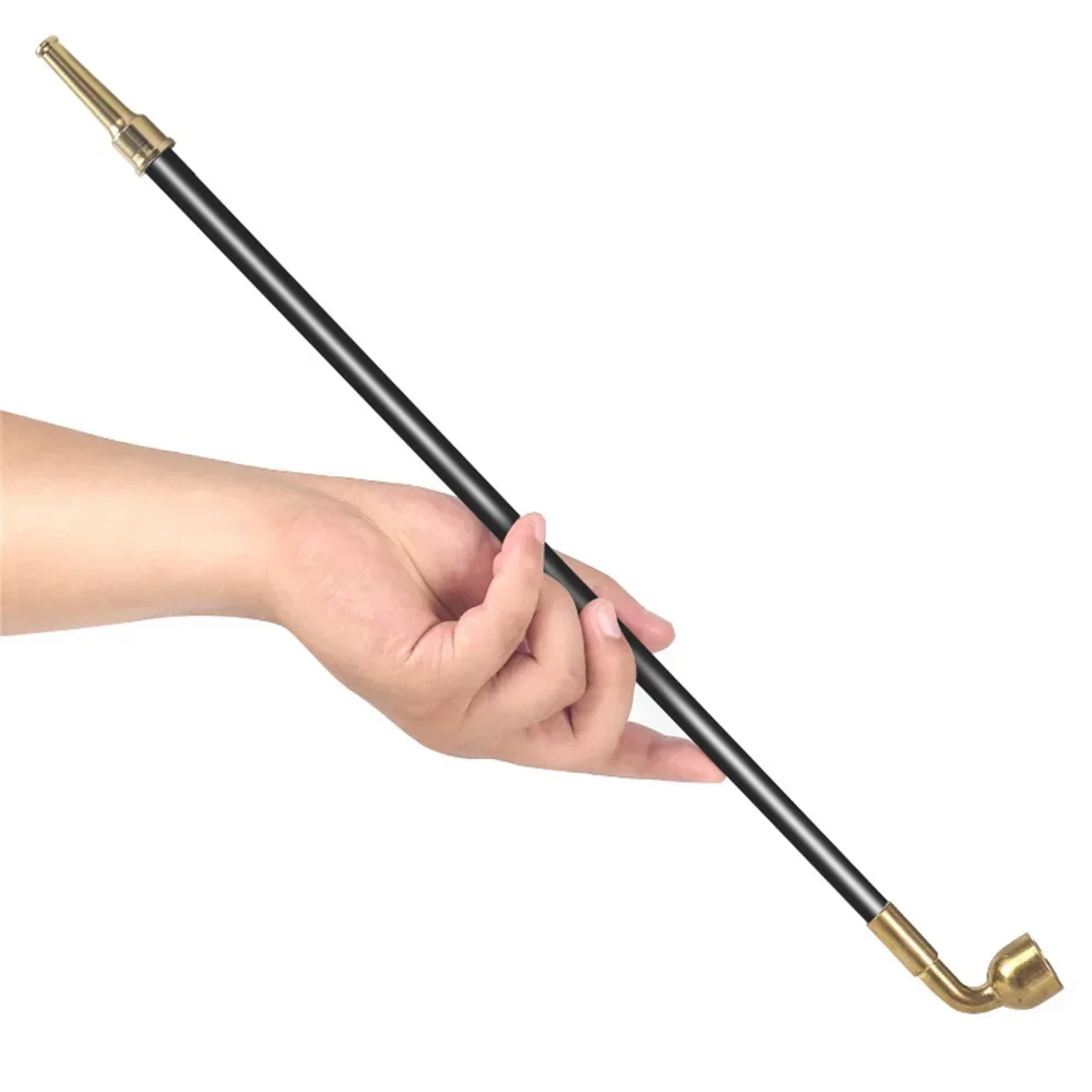 Chinese Style Brass Vintage Welding Pipe Traditional Men's Long Welding Smoking Pipe Dry Smoking Rod Welding Pipe Bag Smoking 4