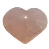 Natural Rose Quartz Heart Shaped  Pink Crystal  Polished Gem Mineral Specimen Decoration Energy Reiki Healing Stone 1