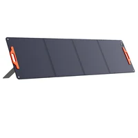 Panneau solaire pliable OSCAL PM200 SE 200W, cellules solaires monocristallines à haut rendement (24,6%), surface ETFE, étanche IP67, sortie MC4, support réglable, pour camping en plein air et camping-car. 2