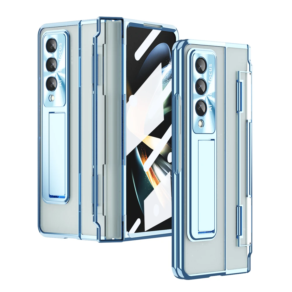 Armor Phantom HD Transparent Cover for Samsung Galaxy Z Fold 5 3 Fold4 Huawei Magic VS Mate X2 Full Anti shock Protective Cases