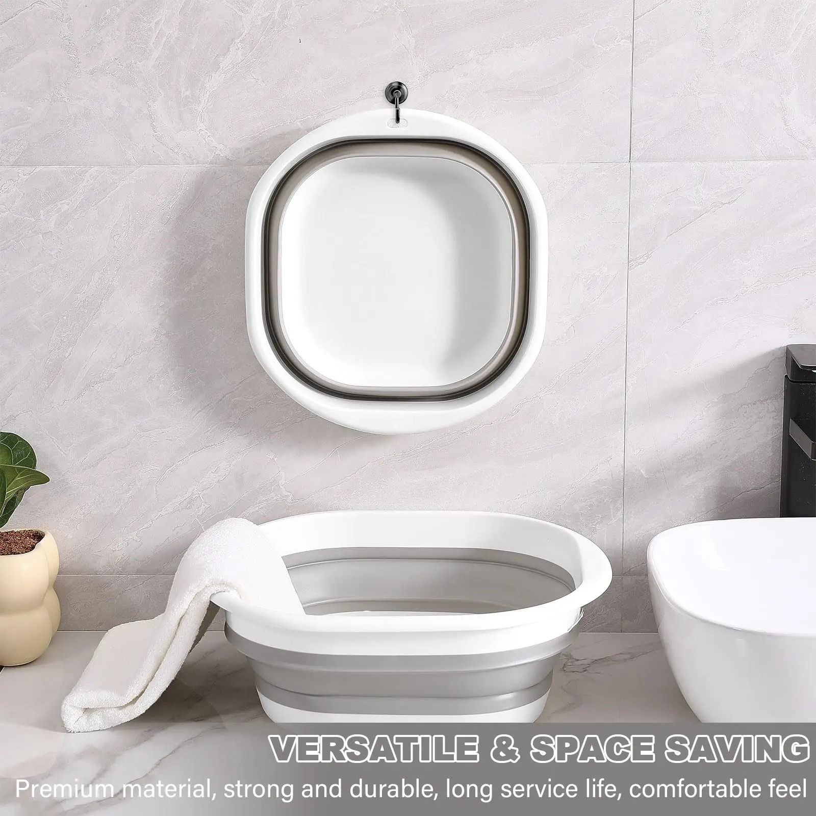 Folding Wash Basin Bathroom Bucket Container Portable Fruit Basin Collapsible Silicone Washtub Baby Washbasin Travel folding wash basin collapsible wash basin foldable wash basin