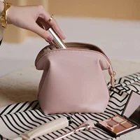 Mini Cosmetic  Cosmetic  Organizer Women's Fashion PU  Lipstick  Travel Organizer Small Coin   Organizer B 2