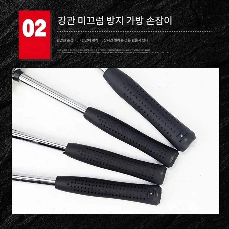 Rubber hammer 25/30/35/40mm large soft rubber tendon plastic hammer tile decoration nylon tool non-slip handle