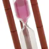 Maroon Wood Sandglass Timer Teeth Brushing Special Needs Therapy Math Exercising Hourglass 1,2,3,5 Minutes 6