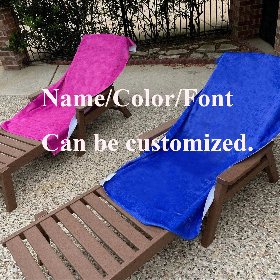 

Personalized Beach Towel Custom Personalized Name Text Logo Image Surf Swim Unique Holiday Birthday Party Gift Drop Shipping