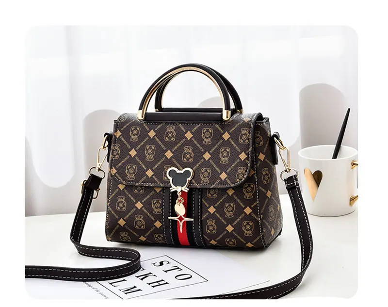 New Shoulder bag Women bag tote luxury designer handbag women Handbags leather Printed monogram single shoulder straddle bag