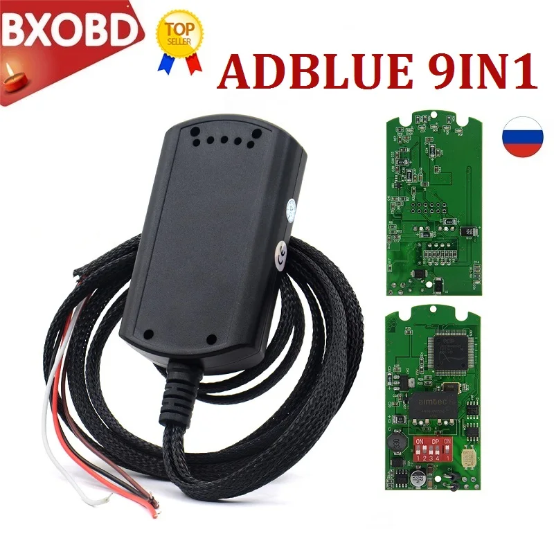10 шт./лот НОВЫЙ Adblue 8 в 1 грузовик с датчиком NOx 3 0 программирующий Адаптер Ad-синий