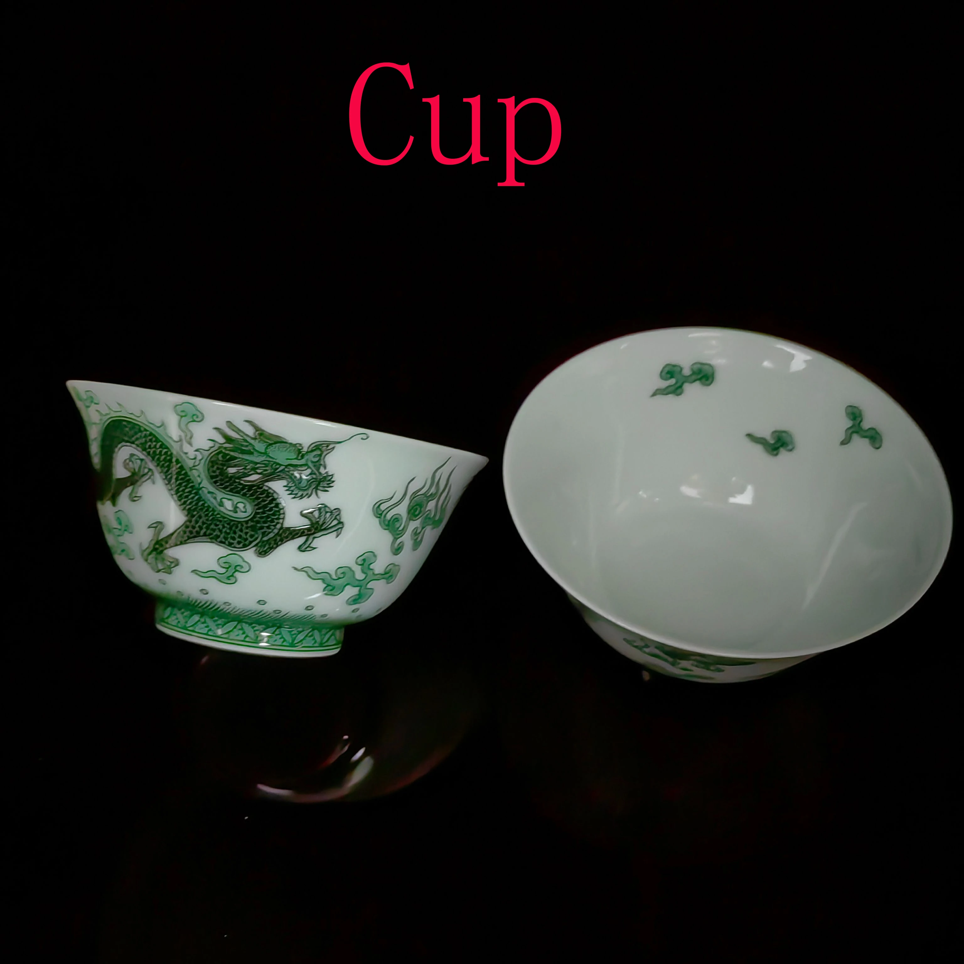 Unusual Vintage Porcelain Chinese Jingdezhen Aesthetic Kung Fu Green Tea Cups Ceramic Glaze For Ceremony Oolong Tieguanyin Puer