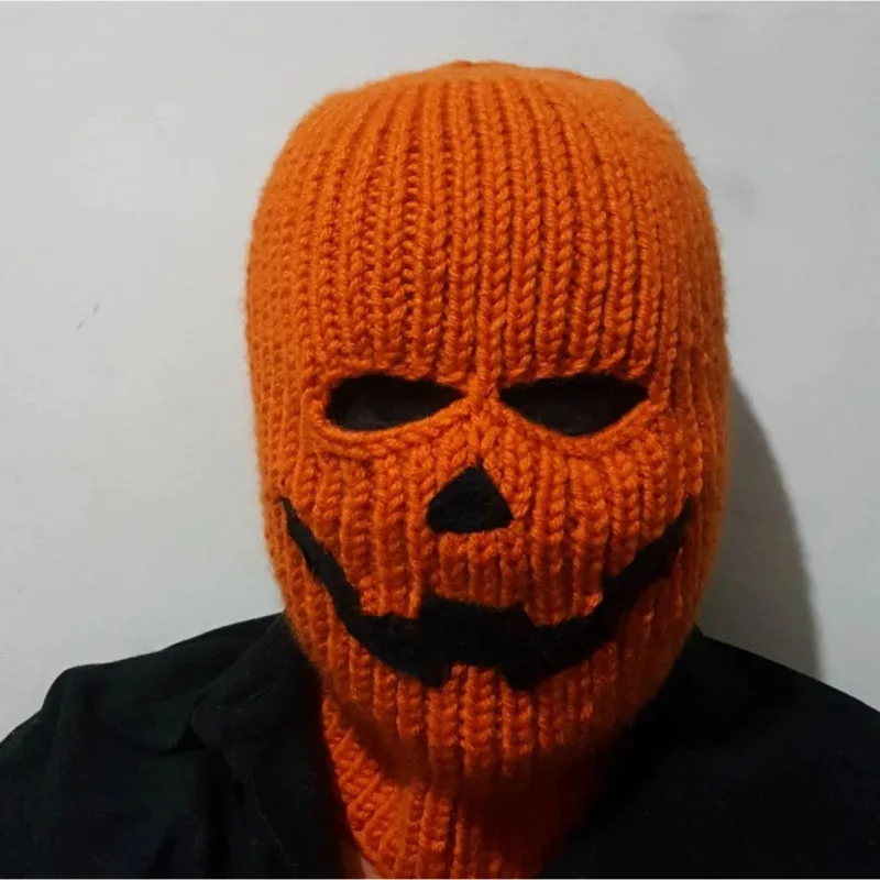 Cute Funny Ski Mask Knitted Creative Robber Hat Full Face Cover Winter