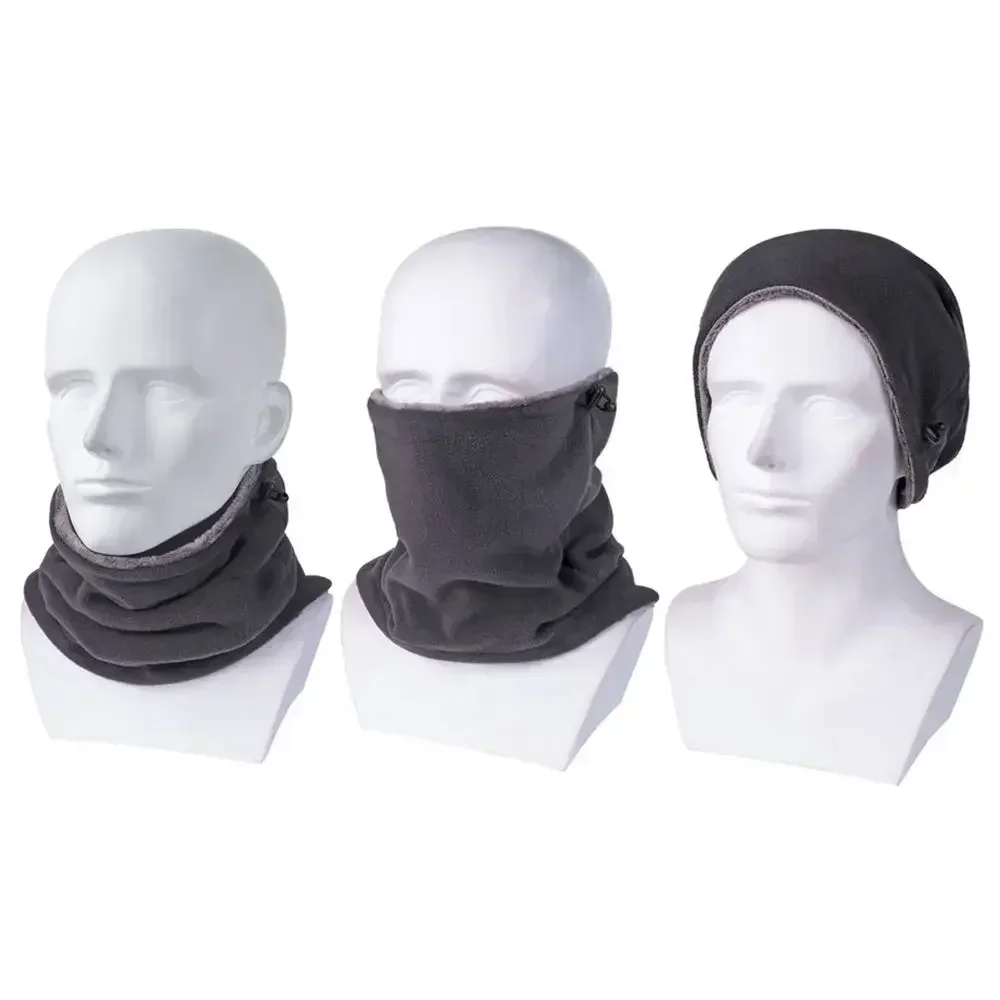 Passamontagna Termico Unisex In Pile – Antivento, Multifunzione Per Sci E Ciclismo (Taglia Unica: 55-60 Cm)