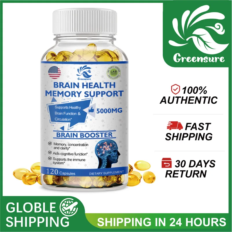 

Ginkgo Biloba Capsules Which Help Nootropic Brain Supplements for Memory & Focus - Brain Booster Supplement