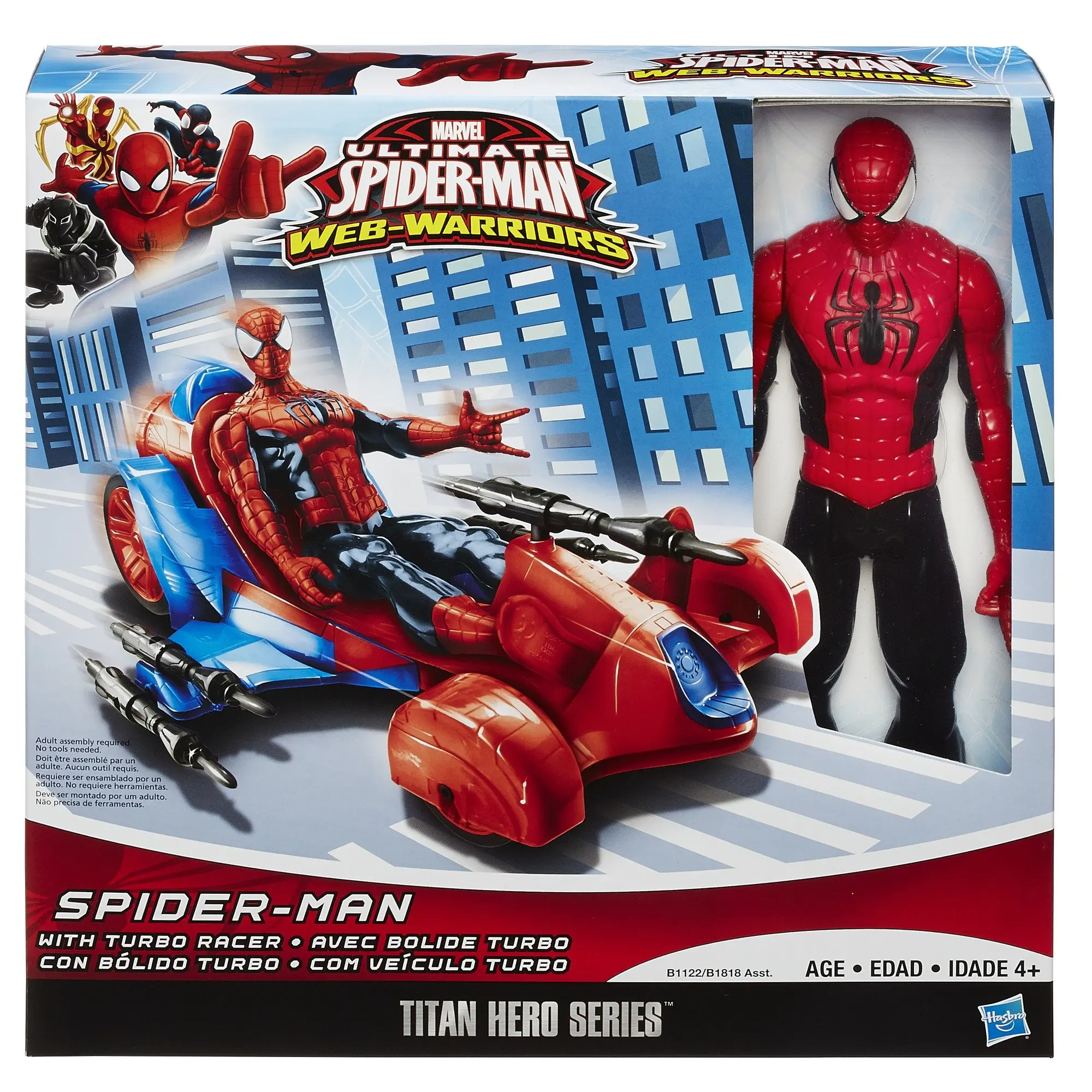 Marvel Spider-Man Figure Ultimate Titan Hero Series 12 Hasbro 2012 New in Box 653569800361