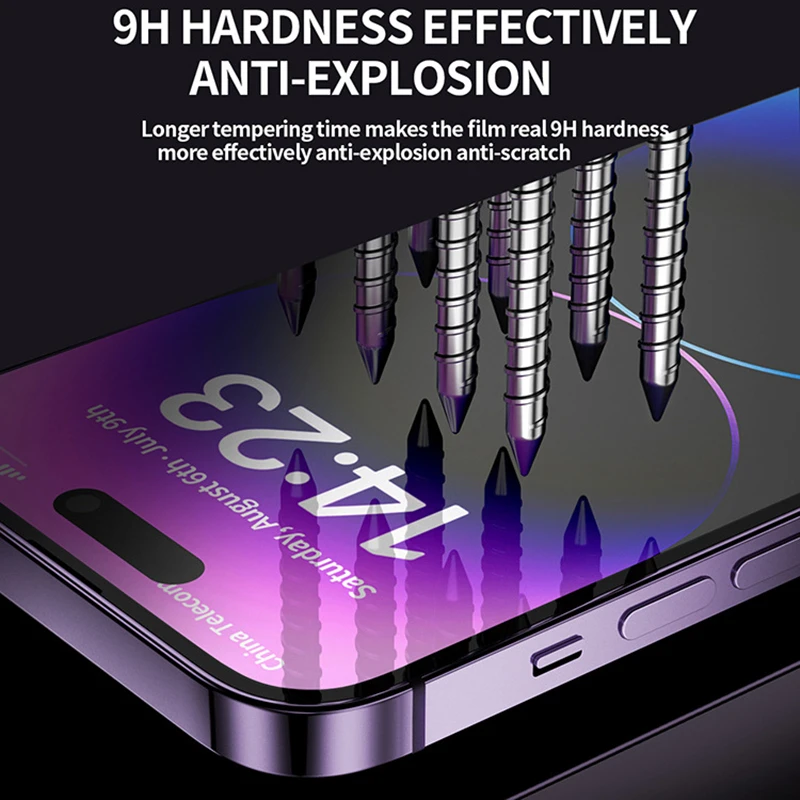 Dust-Free Installation Tempered Glass Screen Protector with Easy Install Auto-Dust Removal Kit