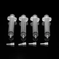 4PCS Ink Refill Tool Kit with 10ml Syringe and Blunt Needle for CISS Tank and Cartridge Refilling (With plastic Needle)